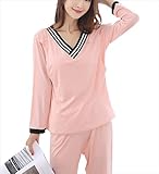 (フルールドリス) パジャマ 部屋着 ルームウェア Vネック 授乳 マタニティ 産前産後兼用 ft608-k1-9448pm