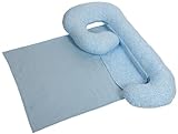 Leachco Nogster Travel Pillow with Built-In Blanket, Light Blue by Leachco