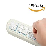 コンセントキャップ カバー 簡単取り付け いたずら 感電 ホコリ 防止 ホワイト 10個入れ