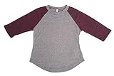 ToughクッキーのKids ' 2 – 7歳3四半期Plain TriblendラグランTシャツ