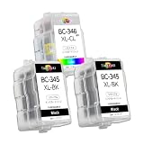 BC345XL 2個+BC346XL 1個セット 互換インクカートリッジ canon用 インク BC310/311通用 345 346 リサイクルインク 大容量 取扱説明書付き 詰め替え キヤノン用 PIXUS TS3330 TS3130S TS3130 TS203 TR4530 インク