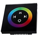 Ruanyi DC 12-24V（1PCS）TM08ワイヤレスタッチパネルRF RGBコントローラLedストリップライトのLED調光リモコン