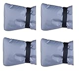 Dolity 全4色　4個入り　PVC　蛇口カバー　冬対策　水栓保護　ホース　防雪　防水　屋外　凍結防止　18x15cm　 - グレー