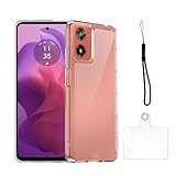 zbseeky Motorola Moto G24 用 ケース クリア Moto G24 用 カバー 黄ばみ防止 軽薄である TPU 保護カ