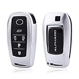 新型トヨタキーケースアルファード キーケース ヴェルファイア キーケース トヨタ キーケース 汚れ、傷防止 落ちにく 新型 30系 アルファード ヴェルファイア ALPHARD VELLFIRE (白)