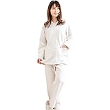 [ケーズアイ] パジャマ レディース 長袖 前開き 冬 あたたかく肌にやさしい綿100％中わたニットキルト地 S/M/L/LL 40032