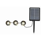 Kenroy Home M11879 3-Light Deck and Path Solar Set with Panel [並行輸入品]