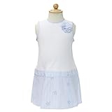 [ベビーディオール] Baby Dior ノースリーブ ワンピース CD-0275BLU 36Mサイズ