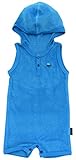 アンナニコラ パイル フード付袖なしボディショート 70cm ターコイズ 4058 A30 日本製