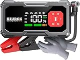 ジャンプスターター 空気入れ 12V 車用 エンジンスターター BiuBox 8500A 150PSI バッテリーブースター エアコンプレッサー搭載 全ガソリン車 / 9L 以下 ディーゼル車対応 モバイルバッテリーLED緊急ライト絶縁手袋付き PSE 認証済