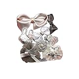 ベビーガールズヘアバンド,ヘアクリップ、子供用ラブリーヘアアクセサリー、, グレー