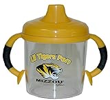 Missouri Tigers NCAAチームロゴゴールドデュアルハンドルDripless Sippy Cups