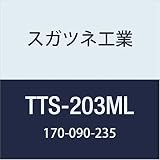 スガツネ工業 ドア用金物 フランス丁番 精密肉厚丁番 TTS-203ML 1
