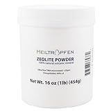 ゼオライトパウダー- 454 g |超微細| 20µm未満|クリノプチロライトClinoptilolite 94%+-3 |活性化|天然ミネラルパウダー| Zeolite 1x TMA | Heiltropfen®