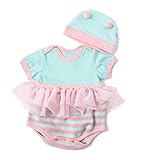 MONICA BABY BLUE ベビー ロンパース Honey bee CHUCHUロンパースセット 70cm サイズ ライトグリーン コットン 2111518001