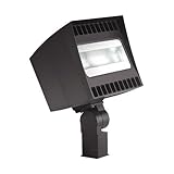 RAB Lighting CANVAS78SF/BL Bronze LED Canvas Slipfitter Floodlight, 8159 Luminous Output, 78W, 5000K