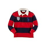 【並行輸入】RalphLauren(ラルフローレン) 男の子 人気新作長袖ラグビーシャツ 24ｍ（85～90サイズ）