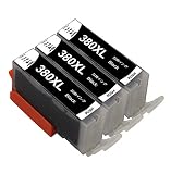 キヤノン用互換インクカートリッジBCI-380XLPGBK ブラック3本セット 大容量 ICチップ付残量表示可能 対応機種: PIXUS TS8230 TS8130 TS8330 TS6230 TS6130 TR9530 TR8530 TR7530 TR703 TS6330 TS7330インク製造
