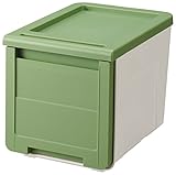 天馬 奥行スリム引出し 幅30×奥行40×高さ31cm PRX カバゾコ 30 フォレストグリーン 8748