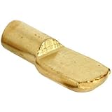 slide-co 243388シェルフサポートPeg、5 mm、真鍮メッキメタル、( 8パック)