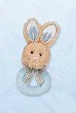 BearingtonベビーBunny Tail Plush Ring Rattle by Bearington Bears