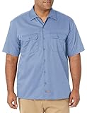 [ディッキーズ] ワークシャツ 半袖 1574 (M, ブルー) [並行輸入品]