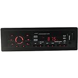 VIGORWORK高品質カーオーディオステレオオートカーラジオMP3プレーヤーFM AUX USB SDリモートブルートゥース音楽/電話1 DINサイズ