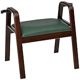 タマリビング スツール モニカ 肘付 ダークブラウン/グリーン 50000259