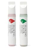 MASKING COLOR マスキングカラー ペンタイプ Sサイズ 38ml 透明《ピロールレッド（TR100）1本 パーマネントグリーンライト（TR402）1本》