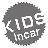 imoninn KIDS in car ステッカー　【パッケージ版】　No.39　丸型ロゴ　（シルバーメタリック）