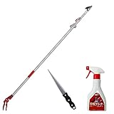 アルス 高枝鋏 ズームチョキエコノ 160ZD-3.0-3D＋フジ鋼業 ダイヤモンド砥石 FD-003＋アルス刃物用クリーナーGO-3付きセット