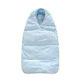 Sanke スリーパー 寝袋 ベビー 厚手 防寒 保温 通気 散熱 シュラフ 多機能 寝具 綿 冬 暖かい 柔らかい 肌触り 新生児 赤ちゃん用 プレゼントライトブルーL