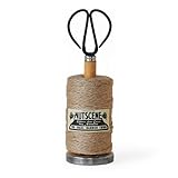 Nutscene Salvaged Mill Bobbin Holder with Spool of Twine BOBBT Red