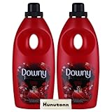 アジアンダウニー パッション ダウニー 柔軟剤 濃縮タイプ 本体 800ml 1個 + 詰め替え 750ml 1個セット + Kunutonnオリジナルロゴ入りhおしぼり付