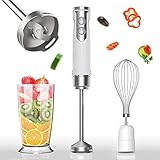 Honyat ハンドブレンダー ハンディミキサー フードプロセッサー 6段階変速 電動 調理器具 泡だて器 チョッパー ホイッパー ハンディ
