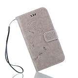 UNEXTATI Galaxy S5 ケース 手帳型 保護 ケース 高品質 PU レザー ストラップ付き カード収納ケース カバー 耐衝撃 スタンド機能 付き Samsung Galaxy S5 ケー