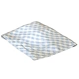 Applesauce Bamboo Swaddle Blanket Blue Gingham [並行輸入品]