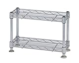 エコノミーラック ルミナスパーツ互換品 ポール径12.7mm ミニラック 2段 幅30.5×奥行12.5×高さ21cm WA3020-2