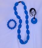 Best Value For Your Money Silicone Teething Necklace-BPA Free-Set of 3 More Fun for Baby-Soft Beads 