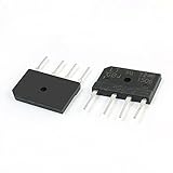 SODIAL(R) 2 x GBJ1506全波フラットブリッジ整流器　15A 600V
