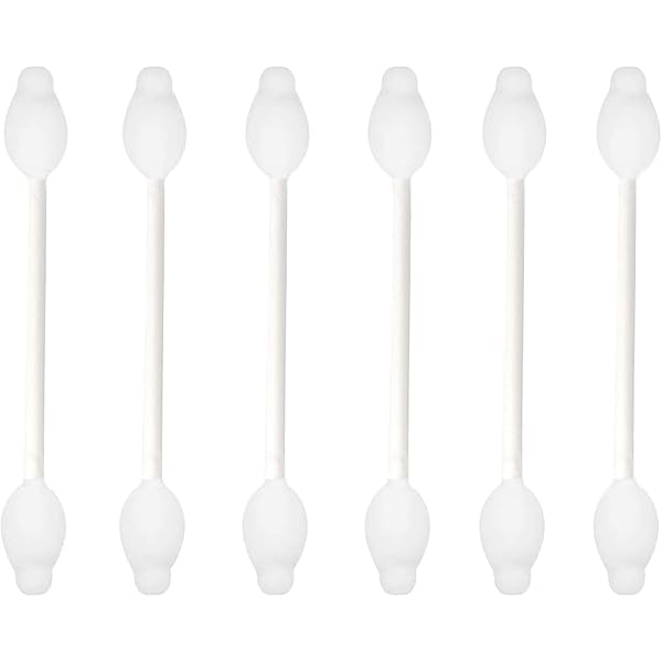 Ibambo 500 Pack 100% Bamboo Baby Cotton Swabs - Hypoallergenic Safety Swabs For Ears & Nose, FSC Certified