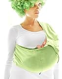 Wallaboo Baby Cotton Sling (Lily Green)