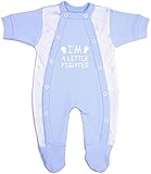 BabyPrem Preemie Baby FootieスリーパーLittle戦闘服1.5 – 7.5lb カラー: ブルー