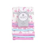 Carter's 6-pk. Flamingo-Print Washcloths by Triboro [並行輸入品]