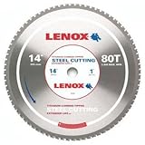 LENOX Tools Metal-Cutting Circular Saw Blade, Solid-Steel Cutting, 14-inch, 80-Tooth (21891ST140080C