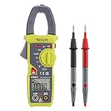 Tacklife CM02A デジタルクランプメーター オートレンジ 真の実効値測定 6000カウント AC電流・電圧・抵抗・温度・キャパシタンス・周波数・導通テスター 非接触電圧測定 LED/警告音