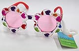 growbaby Kids Girl Sunglasses, 女児２～６歳UVカットサングラス 花柄フレーム ポリカーボネート製 23048