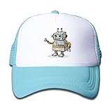 ロボット子ども グリッドキャップ可愛い メッシュ帽子 オスとメス アウトドア