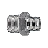 カクダイ ステンレス六角ニップル 6474-13×10
