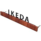 LEON(レオン) フラットバー表札（ネームカラー：ブラック｜ベースカラー：プラムウッド） …